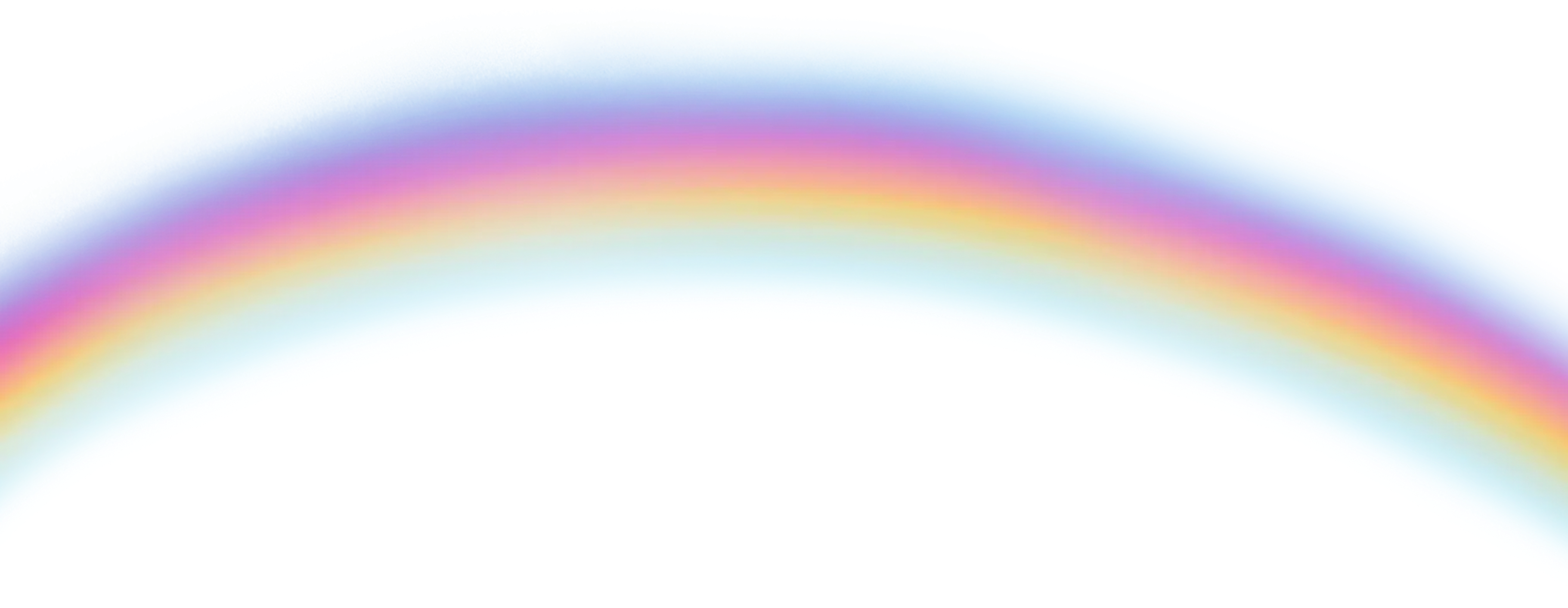 Ambient lighting rainbow gradient overlay